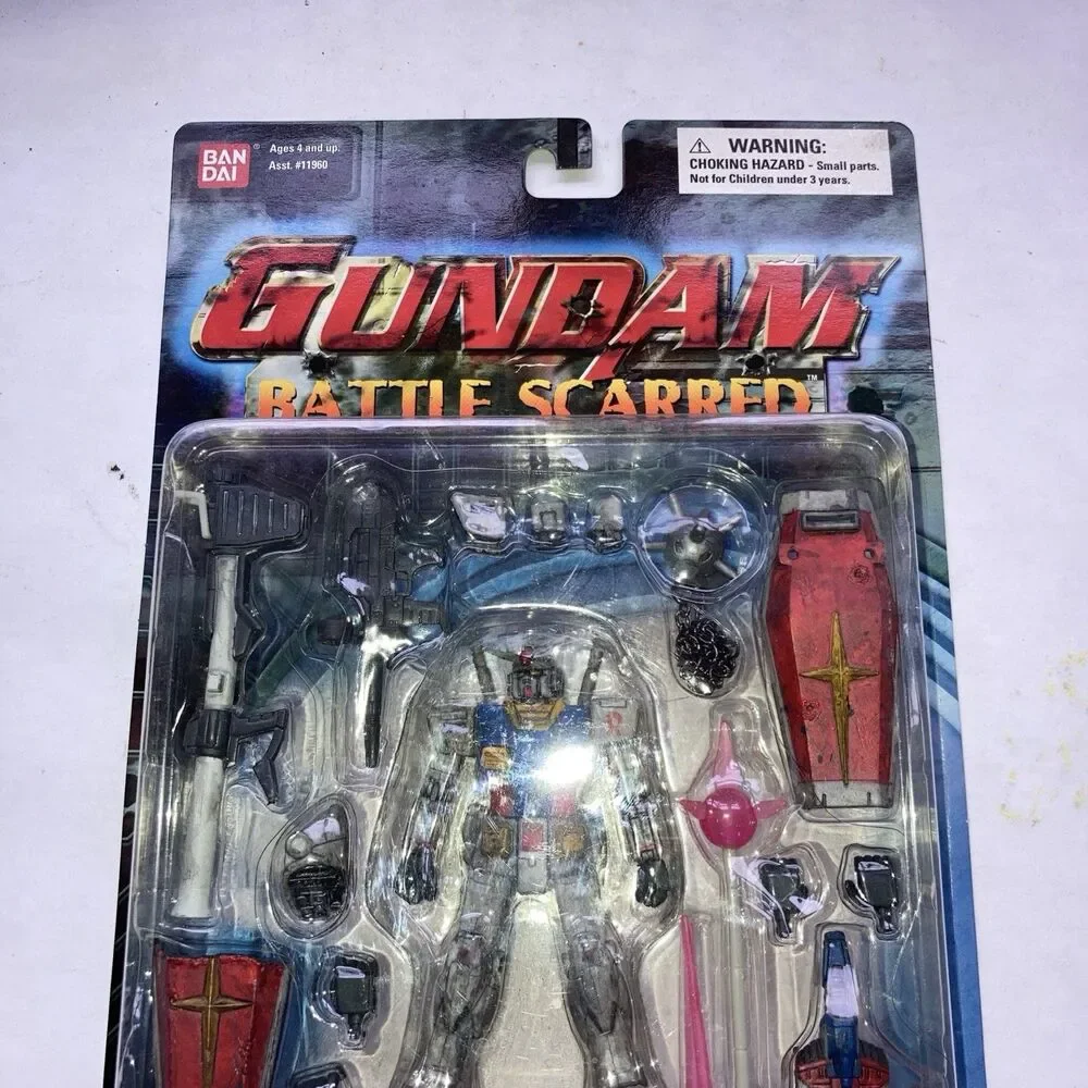 ​Vintage Bandai Gundam RX-78-2 Battle Scarred Action Figure - New Sealed